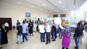 جانب من استقبال الطلبة الجدد في جامعة بيرزيت